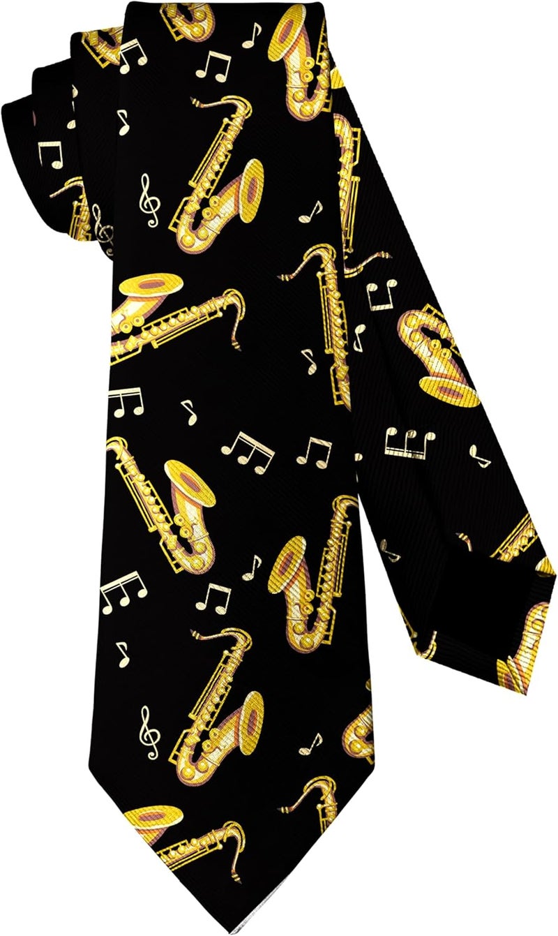 Guhothli Men's Funny Necktie Novelty Ties for Mens Daily Wedding Party Business - Image 1